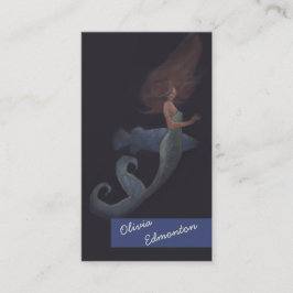 Stylist Hair Mermaid Custom Template Art drucken Visitenkarte