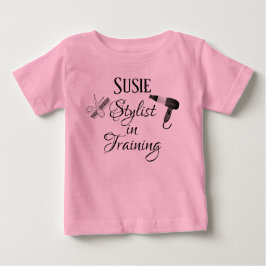 Stylist in Ausbildung Baby Romper Salon Beautician T-shirt
