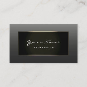 Stylist-Modeblogger-Champagne-Imitat-Gold senken Visitenkarte