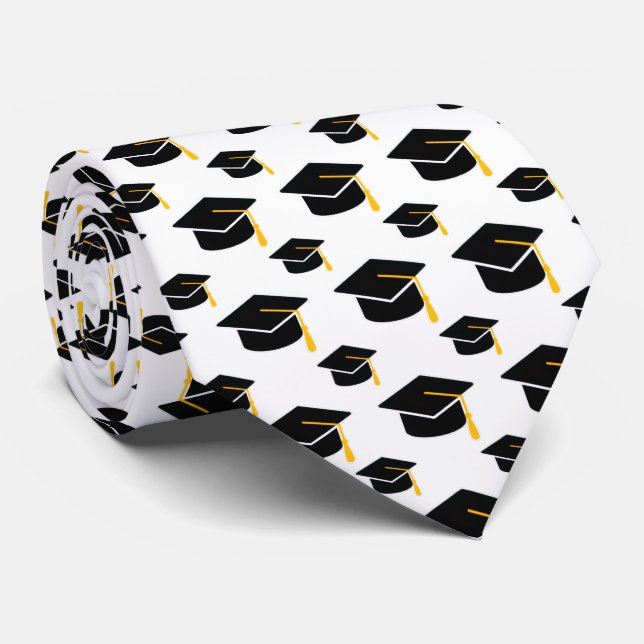 Stylist Mortarboard Abschlussfeier Krawatte (Gerollt)