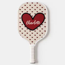 Stylist Sweet Heart Personalisierte Geschenke Vorl Pickleball Schläger