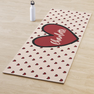 Stylist Sweet Heart Personalisierte Geschenke Vorl Yogamatte