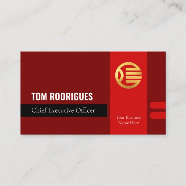 Stylist Template Office Manager Identity Global Visitenkarte (Vorderseite)