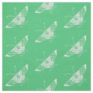 Stylized Deko-Schmetterling, Minzen-Grün Stoff