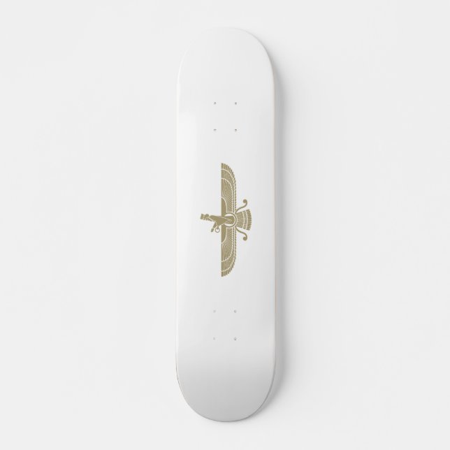 Stylized Faravahar Skateboard (Vorne)