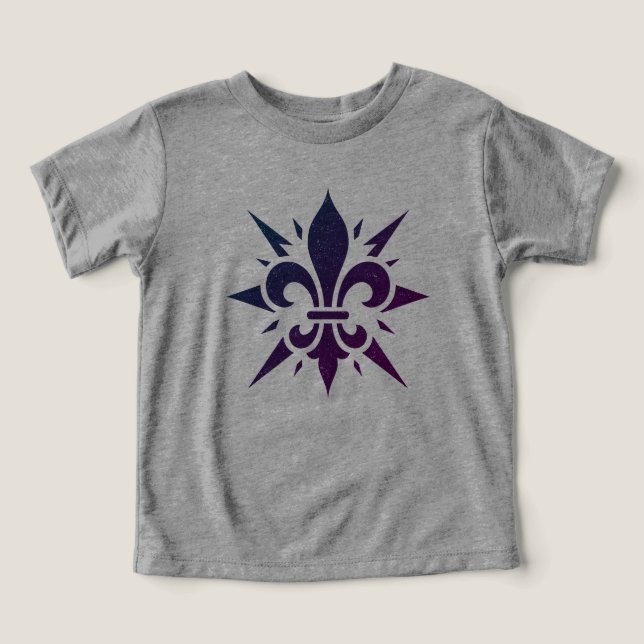 "Stylized Fleur-de-lis" T-Shirt (Design Vorderseite)