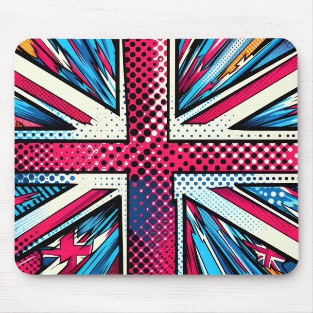 Stylized union jack Mousepad (Vorne)