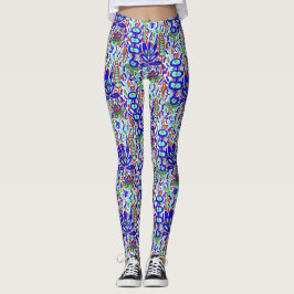 STYLIZIERTES FLÜSSIGES ABSTRAKT LEGGINGS
