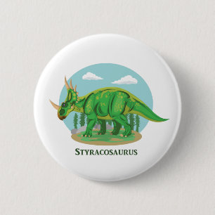 Styracosaurus Button