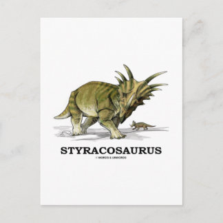 Styracosaurus Postkarte