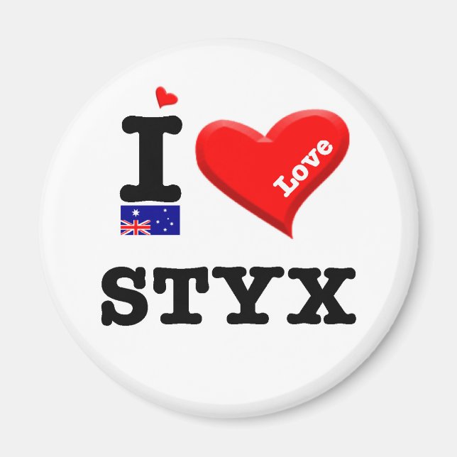 STYX - I-Liebe Magnet (Vorne)