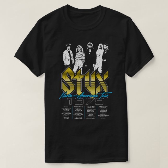 STYX North American Tour T-Shirt (Design vorne)