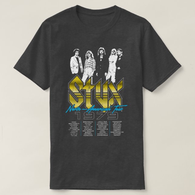 STYX North American Tour T-Shirt (Design vorne)