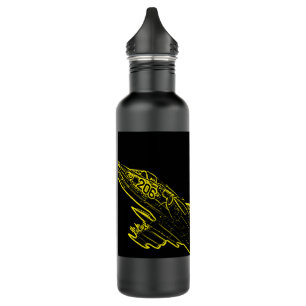 SU 25 Grach sowjetische Frogfoot Flugzeug Sketch Edelstahlflasche