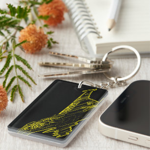 SU 25 Grach sowjetische Frogfoot Flugzeug Sketch Schlüsselanhänger