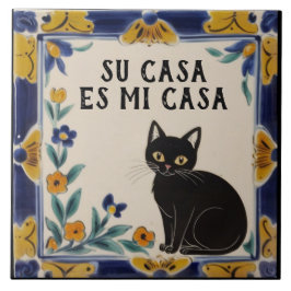 Su Casa es Mi Casa - Funny Spanish Cat Humor Fliese
