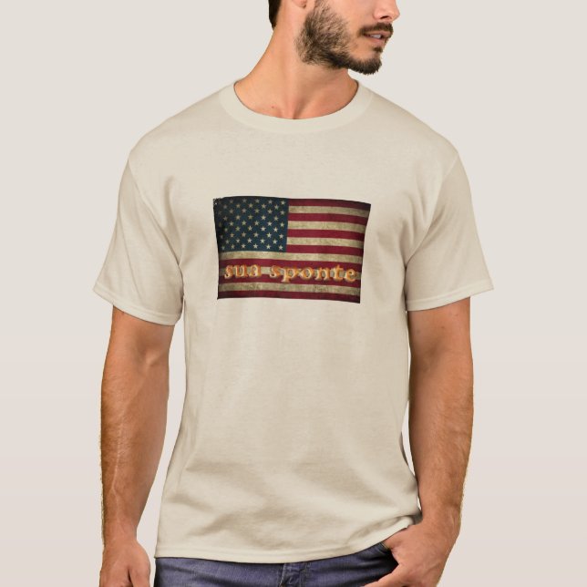 SUA SPONTE American Flag T-Shirt (Vorderseite)