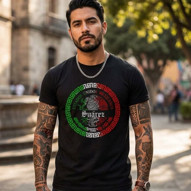 Suarez Nachname mexico Shirts mit Namen (Suarez Last name T-shirt)