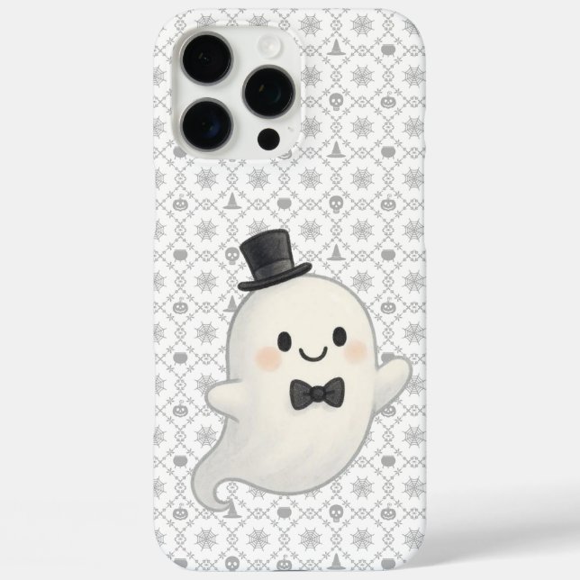 Suave Cartoon Ghost Halloween Case-Mate iPhone Hülle (Rückseite)