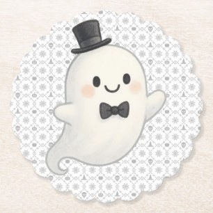 Suave Cartoon Ghost Halloween Untersetzer