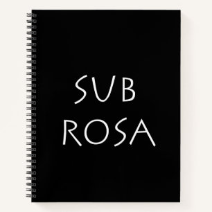 Sub Rosa Notizbuch