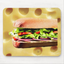 Sub Sandwich auf Schweizer Mauspad