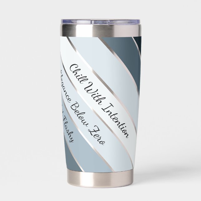 Sub Zero-Eleganz Isolierter Tumbler Thermobecher (Rückseite)