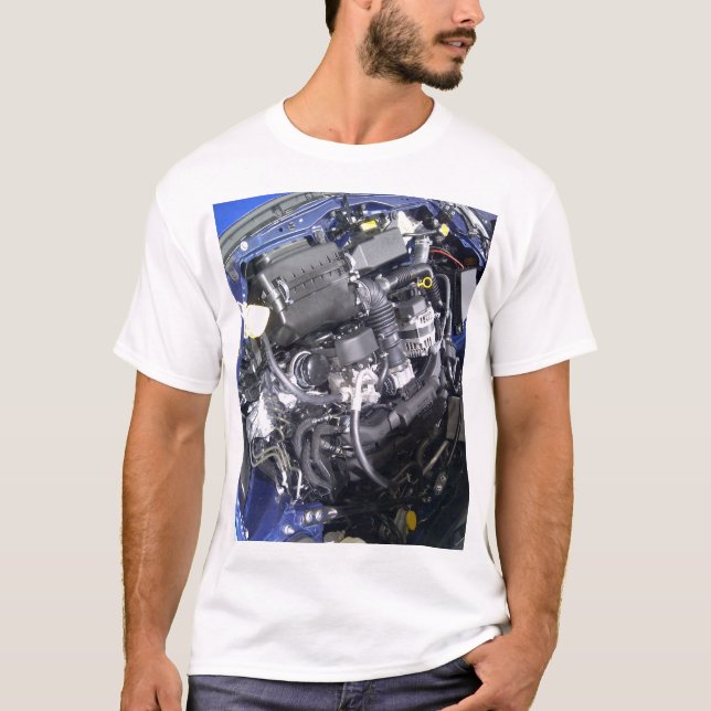 Subaru BRZ Boxer Motor T-Shirt (Vorderseite)