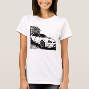 Subaru Impreza WRX Sti Vector Image Womens T-Shirt