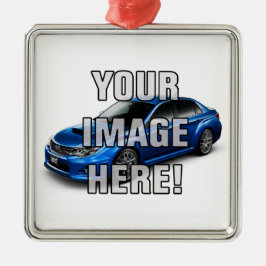 Subaru Impreza WRX WTI-Foto - addieren Sie Ihr Silbernes Ornament