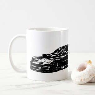 Subaru Impreza WRX WTI-vektorbild Kaffeetasse