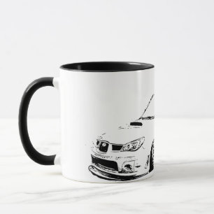 Subaru Impreza WRX WTI-vektorbild Tasse
