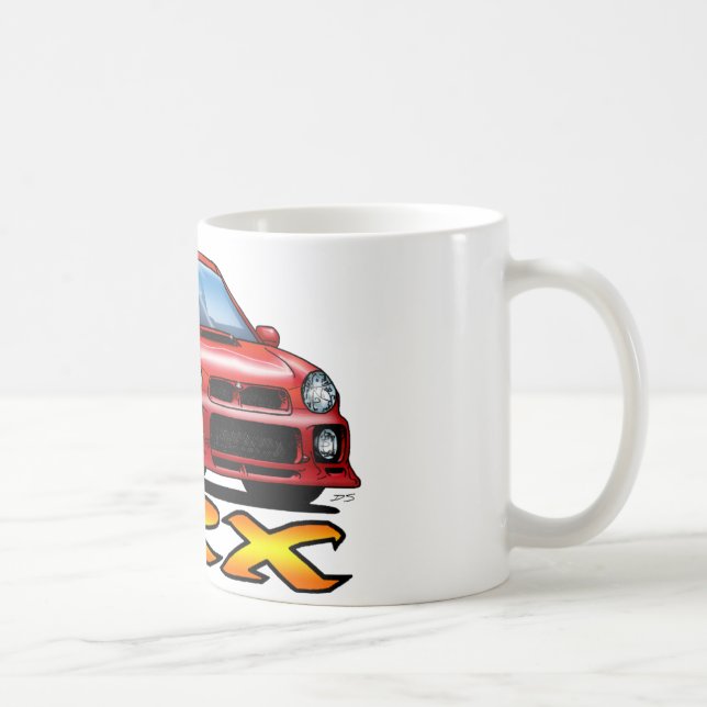 Subaru WRX_red Kaffeetasse (Rechts)