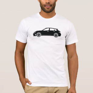 Subaru WRX WTI-Kontur-T - Shirt-weißer Männer T-Shirt