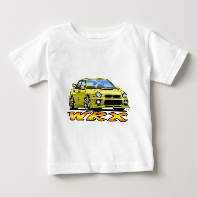Subaru WRX_yellow Baby T-shirt (Vorderseite)