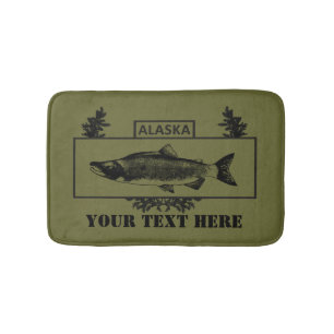Subduduid Alaska Combat Fisherman Abzeichen Badematte