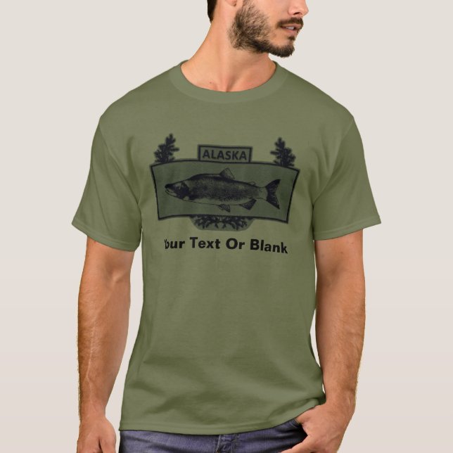 Subduduid Alaska Combat Fisherman Abzeichen T-Shirt (Vorderseite)