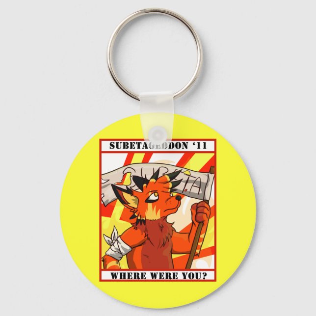 Subetageddon '11 Round Schlüsselanhänger (Vorderseite)