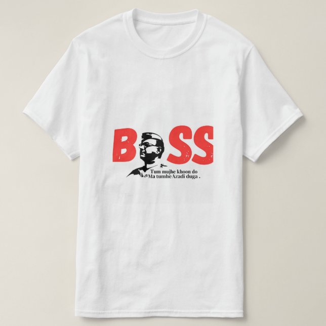 Subhash Chandra bose T-Shirt (Design vorne)