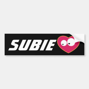 Subie Liebe Autoaufkleber