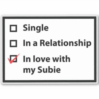 Subie Liebe JDM Vinyl Stickers Aufkleber