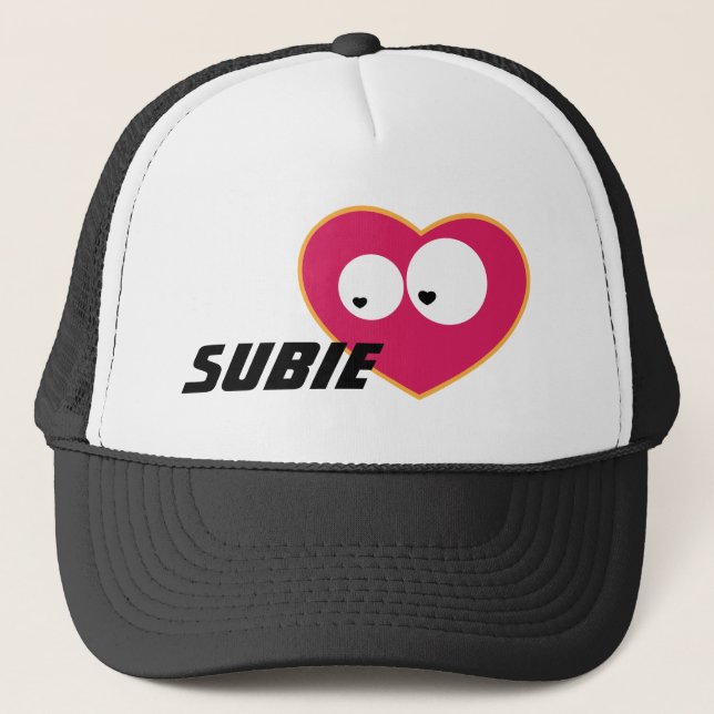 Subie Liebe Truckerkappe (Vorderseite)