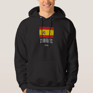 Subirats Spain Es Flag City - Bandera Ropa Hoodie