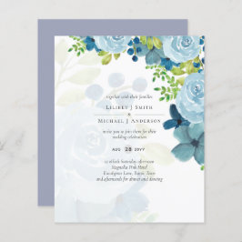 Sublime Dusty Blue Flowers Sage Green Wedding
