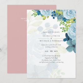 Sublime Dusty Blue Flowers Sage Green Wedding