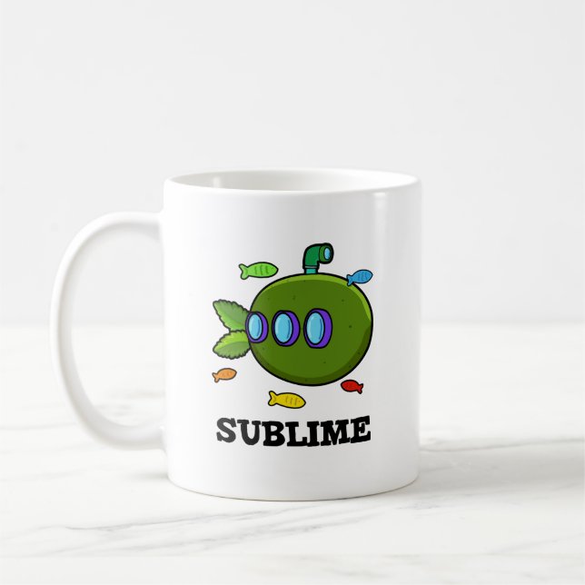 Sublime Funny U-marine Frucht Limon Pub Kaffeetasse (Links)
