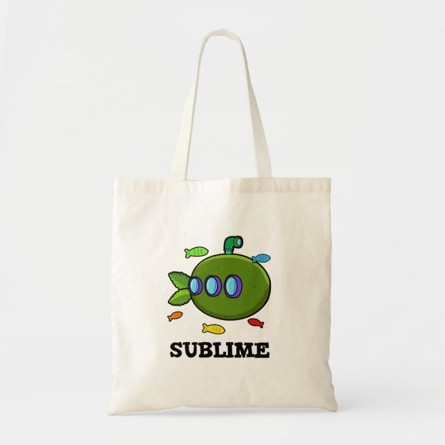 Sublime Funny U-marine Frucht Limon Pub Tragetasche (Vorne)