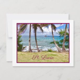 Sublime St. Lucia Postkarte