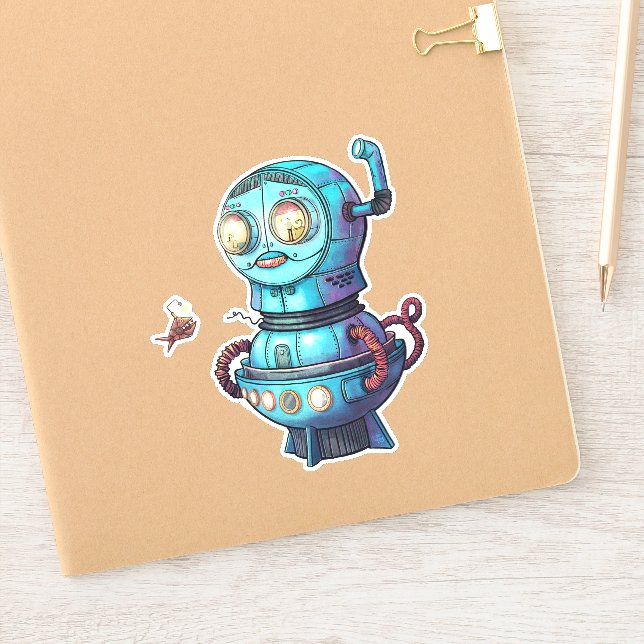 Submarine Matryoshka Aufkleber (Notizbuch)