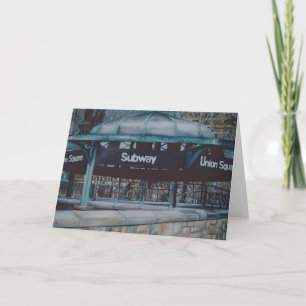 Submediale Blues Grußkarte Karte